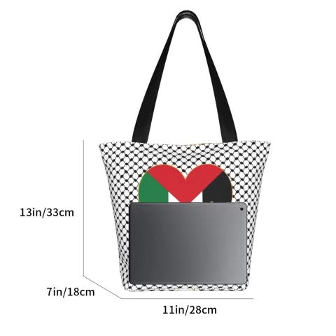 Palestine Over Shoulder Laptop Bag