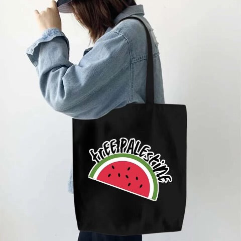 Tote Shoulder Bag Big Capacity Palestine Tatreez Folk Handbag
