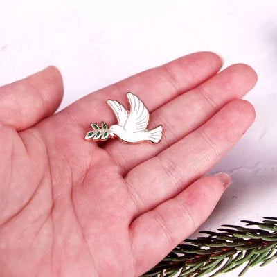 Peace Dove / Olive Branch Pin