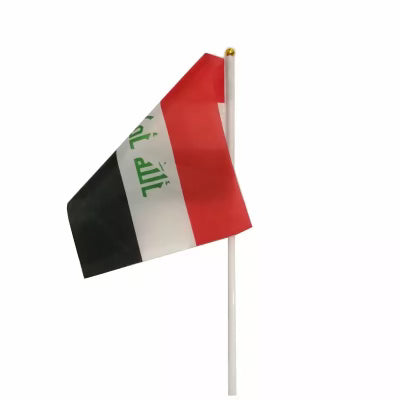 Iraq Hand Flag (5.5in by 8in)