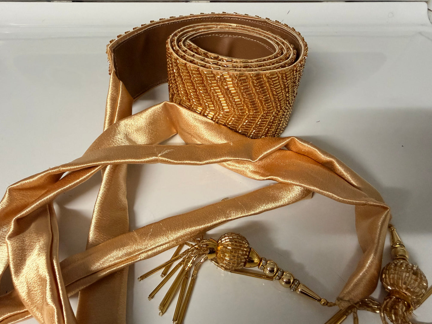 Beaded Adjustable Belt