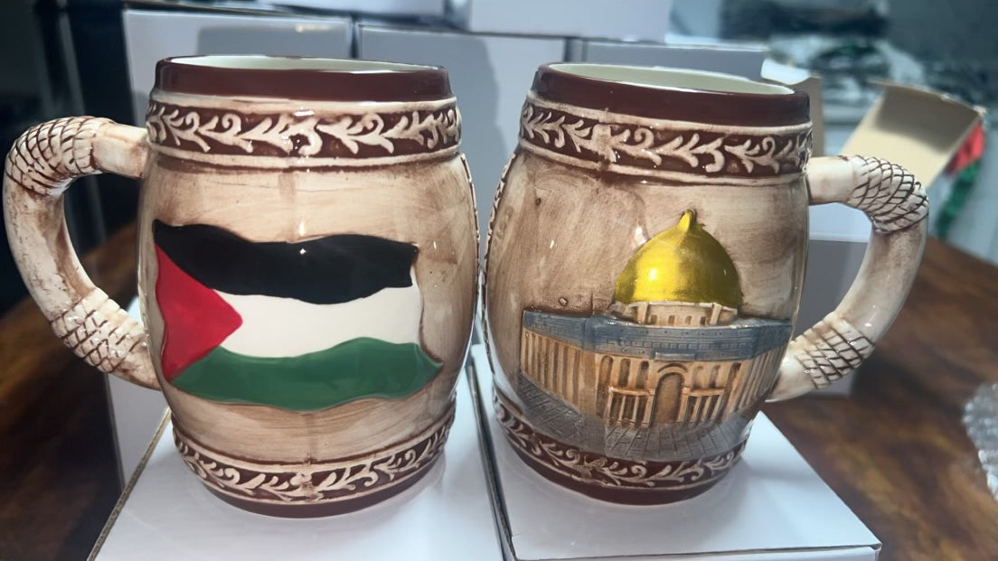 Palestine Heritage Clay Mug