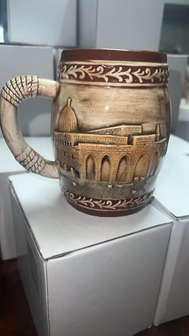 Palestine Heritage Clay Mug