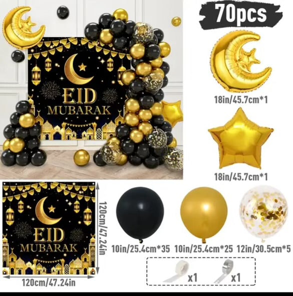 Eid Mubarak 70 Piece Set