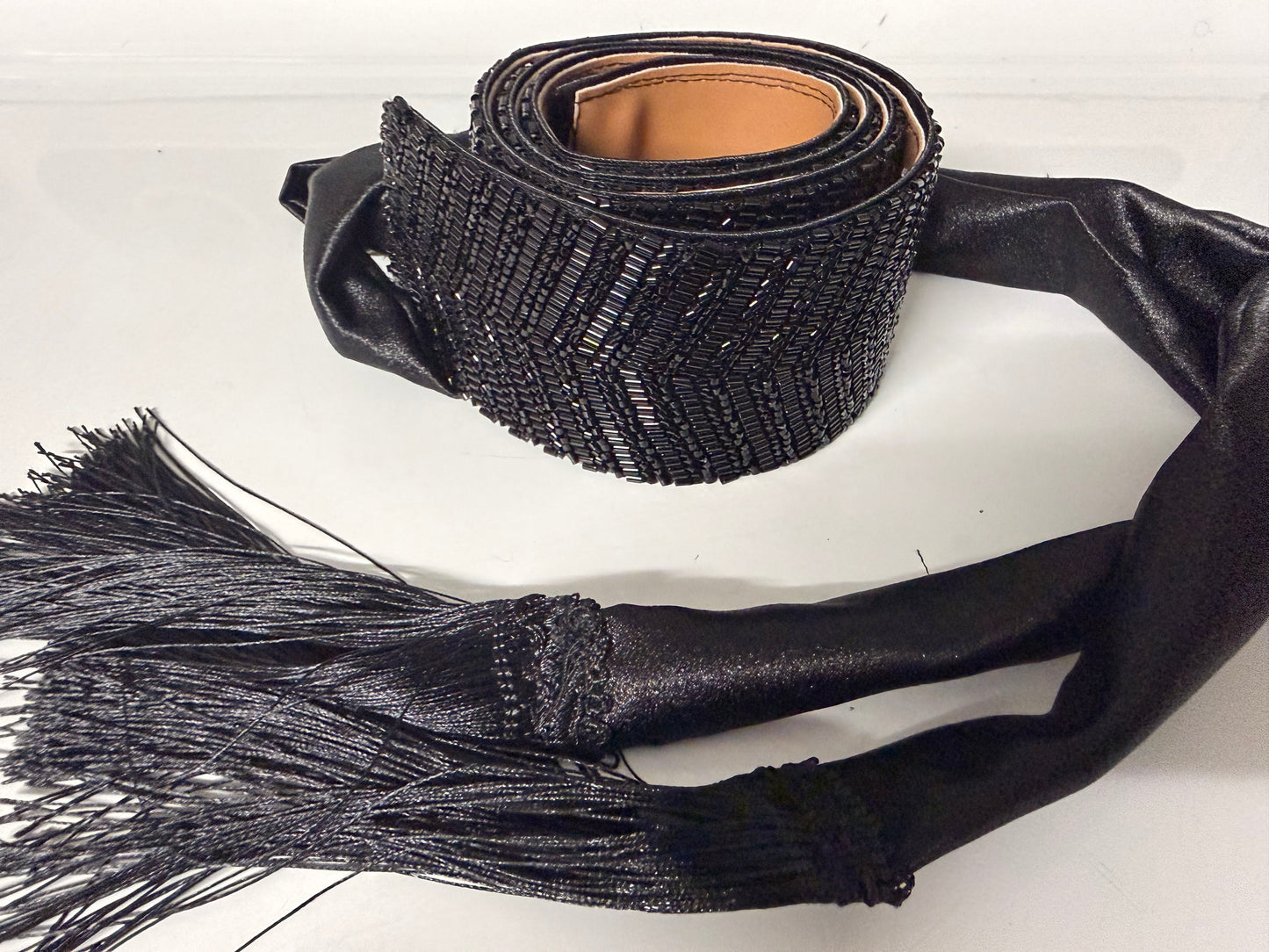 Beaded Adjustable Belt