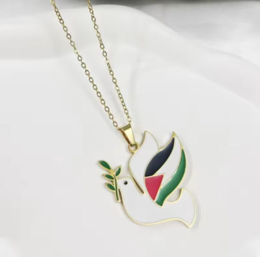 Peace For Palestine Necklace