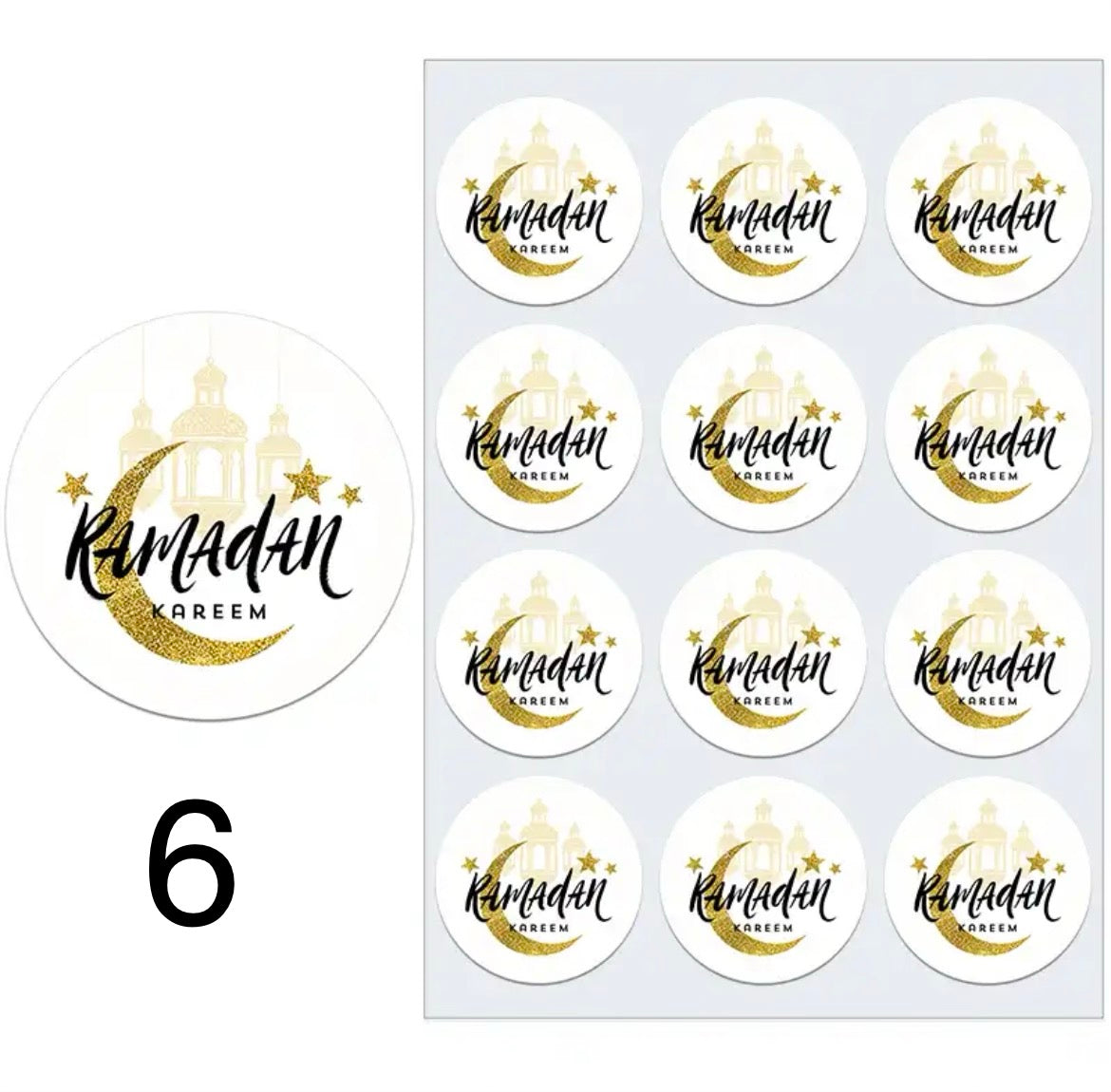 Ramadan / Eid Stickers (48 pcs)