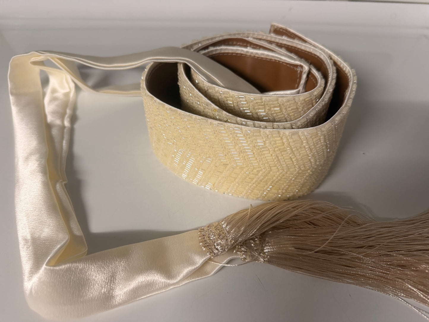 Beaded Adjustable Belt