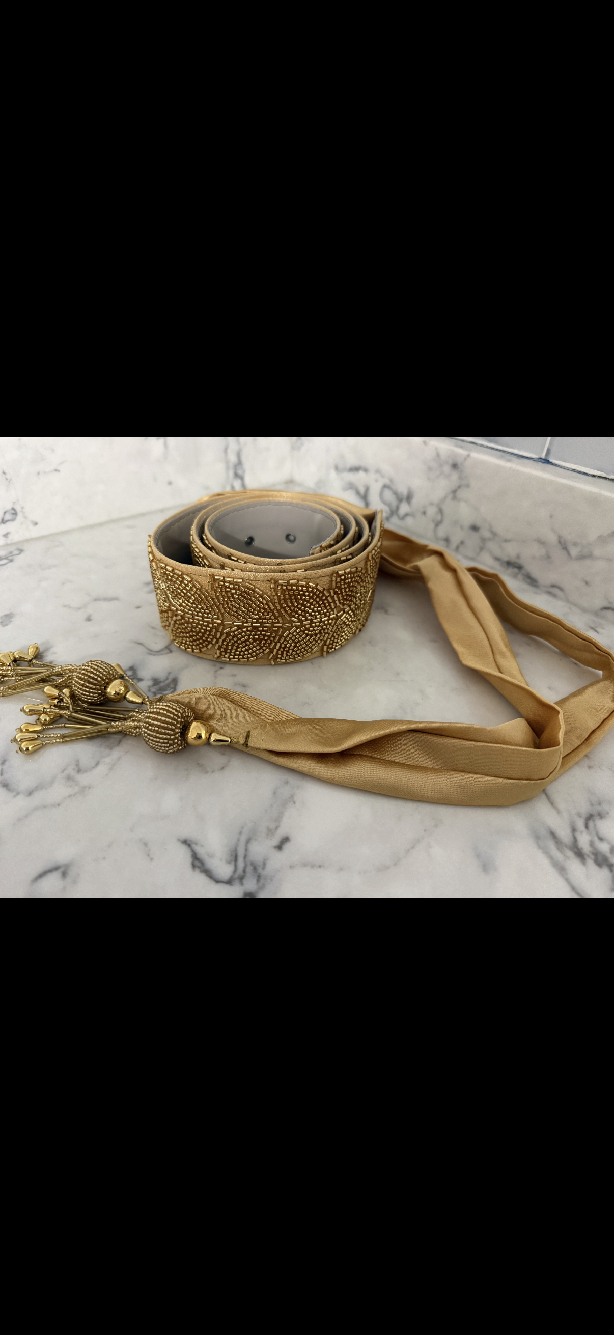 Beaded Belt with a strap