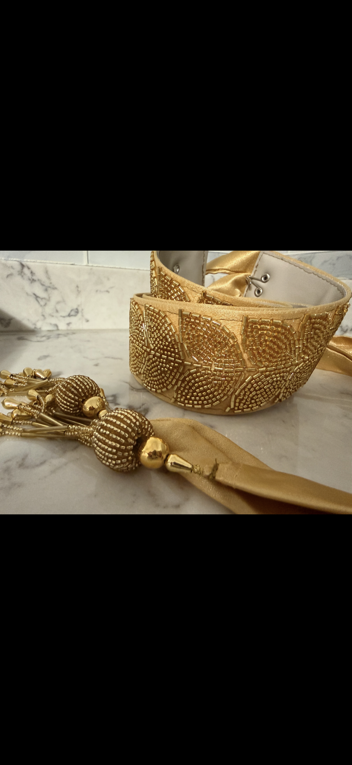 Beaded Belt with a strap