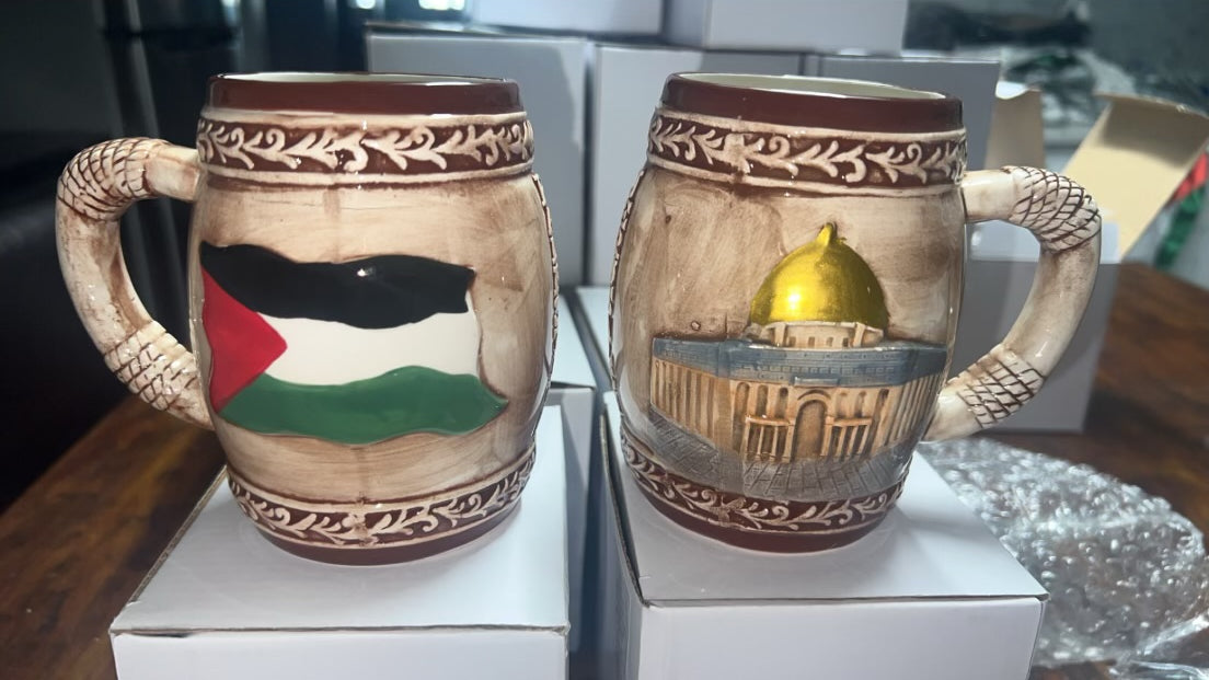 Palestine Heritage Clay Mug