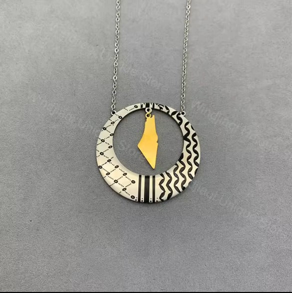 Kufiya / Palestine Mal Necklace