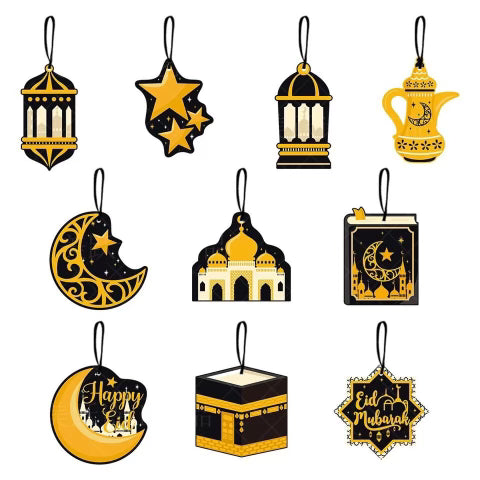 Ramadan Hanging Decorations (10 pcs)