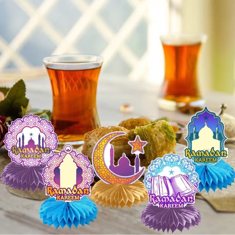 Ramadan Center Piece Ornaments ( 9pcs )