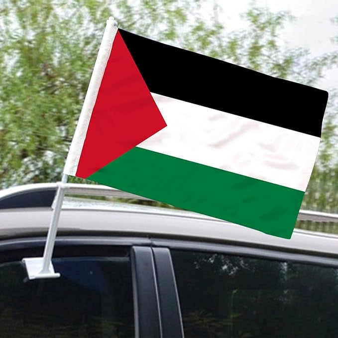 Palestine Car Window Flag