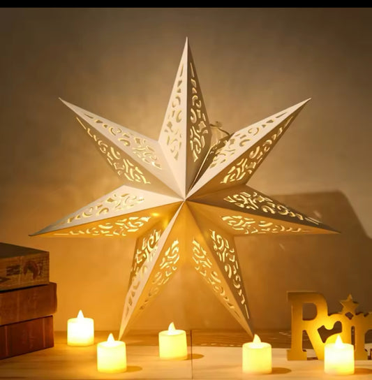 Paper Star Light Decoration
