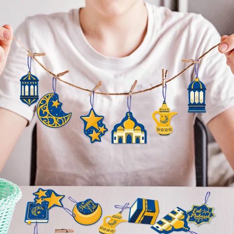 Ramadan Hanging Decorations (10 pcs)