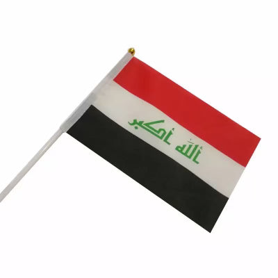 Iraq Hand Flag (5.5in by 8in)