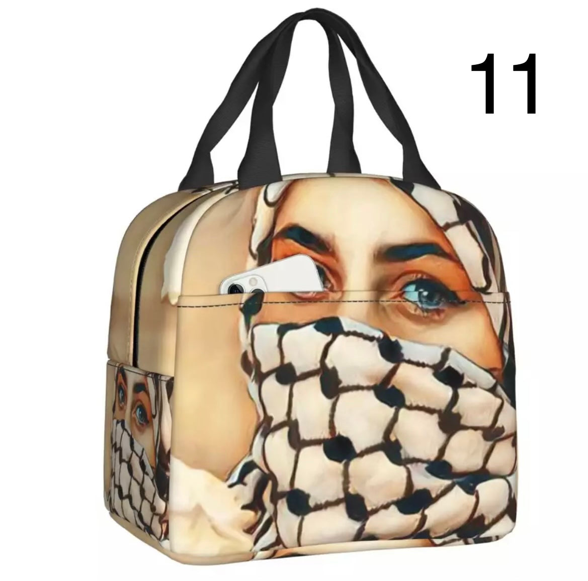 Palestine Embroidered Lunch Bag