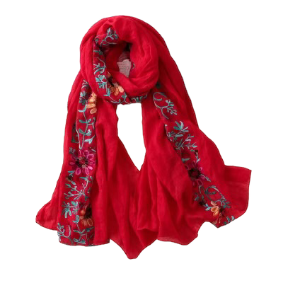 Embroidered Scarf
