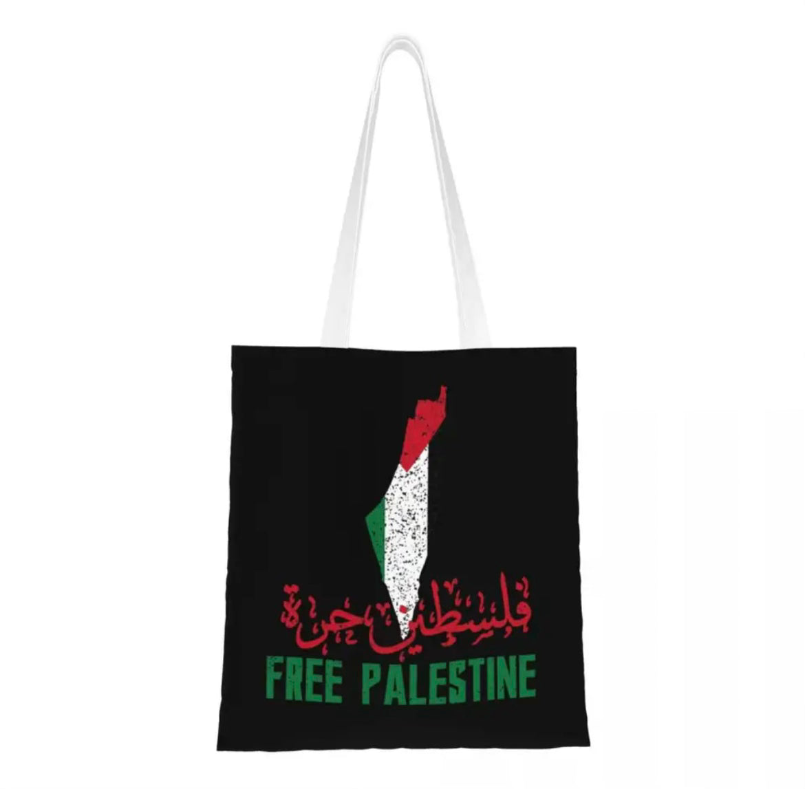 Tote Shoulder Bag Big Capacity Palestine Tatreez Folk Handbag