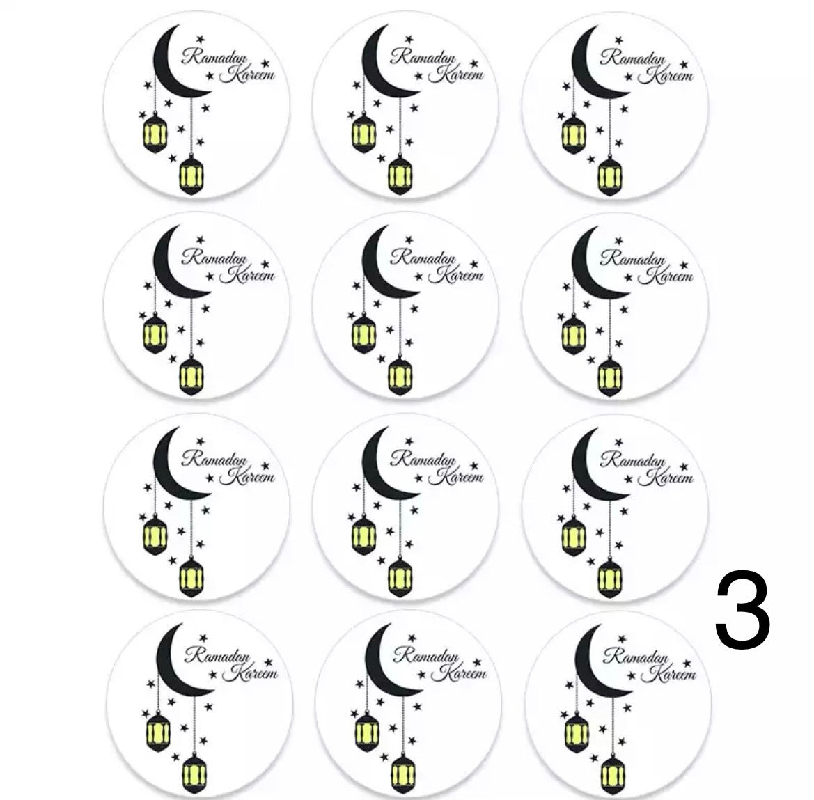 Ramadan / Eid Stickers (70 Pcs)