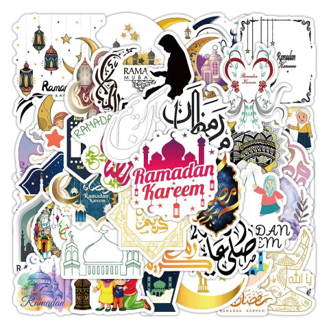 Ramadan / Eid 50Pc Stickers