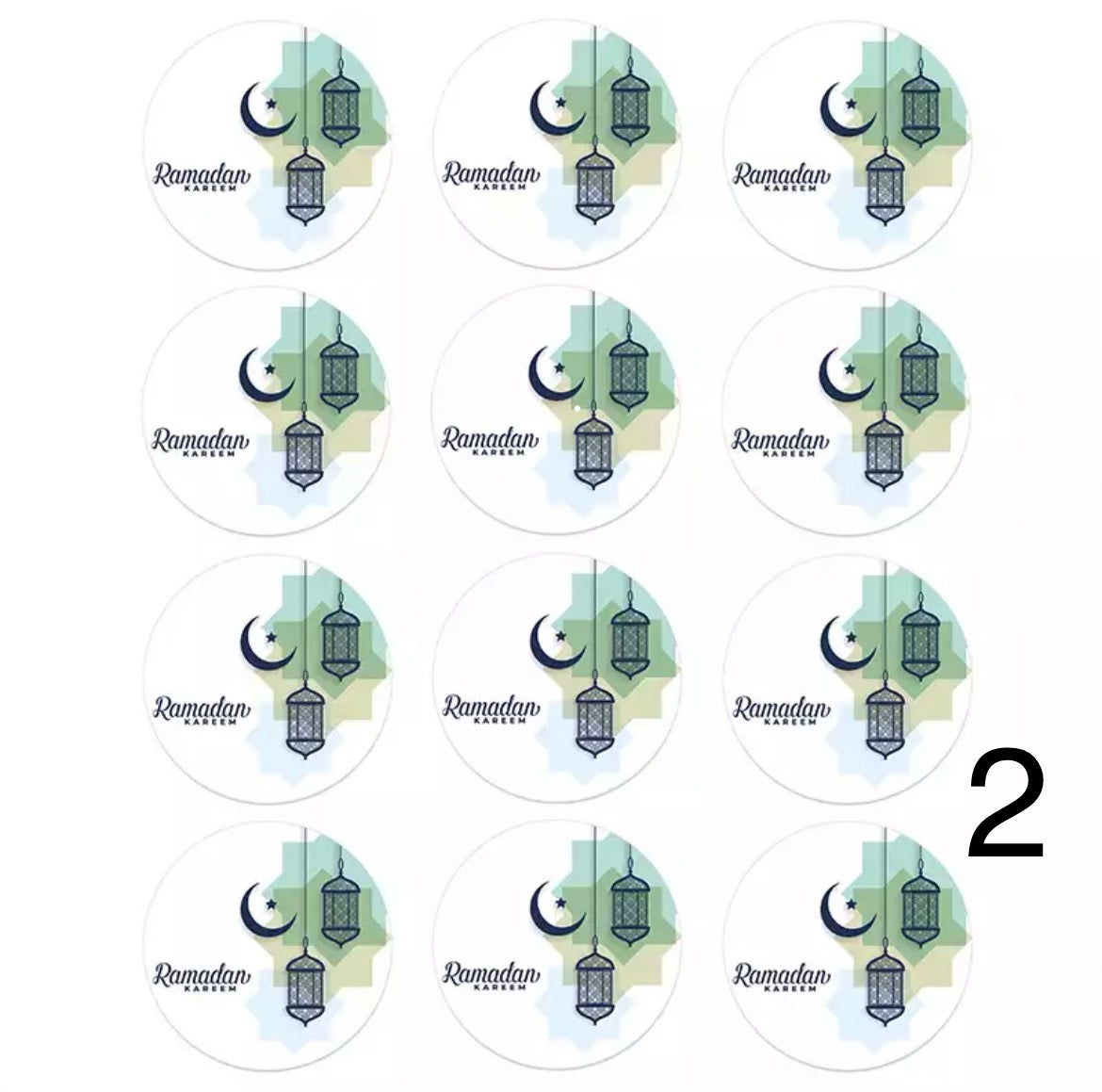 Ramadan / Eid Stickers (70 Pcs)